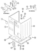 Cabinet-rear (lde8704acm & ldg8704aam)