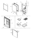 Refrigerator door
