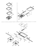 Refrigerator shelving