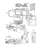 Unit compartment, cabinet & door