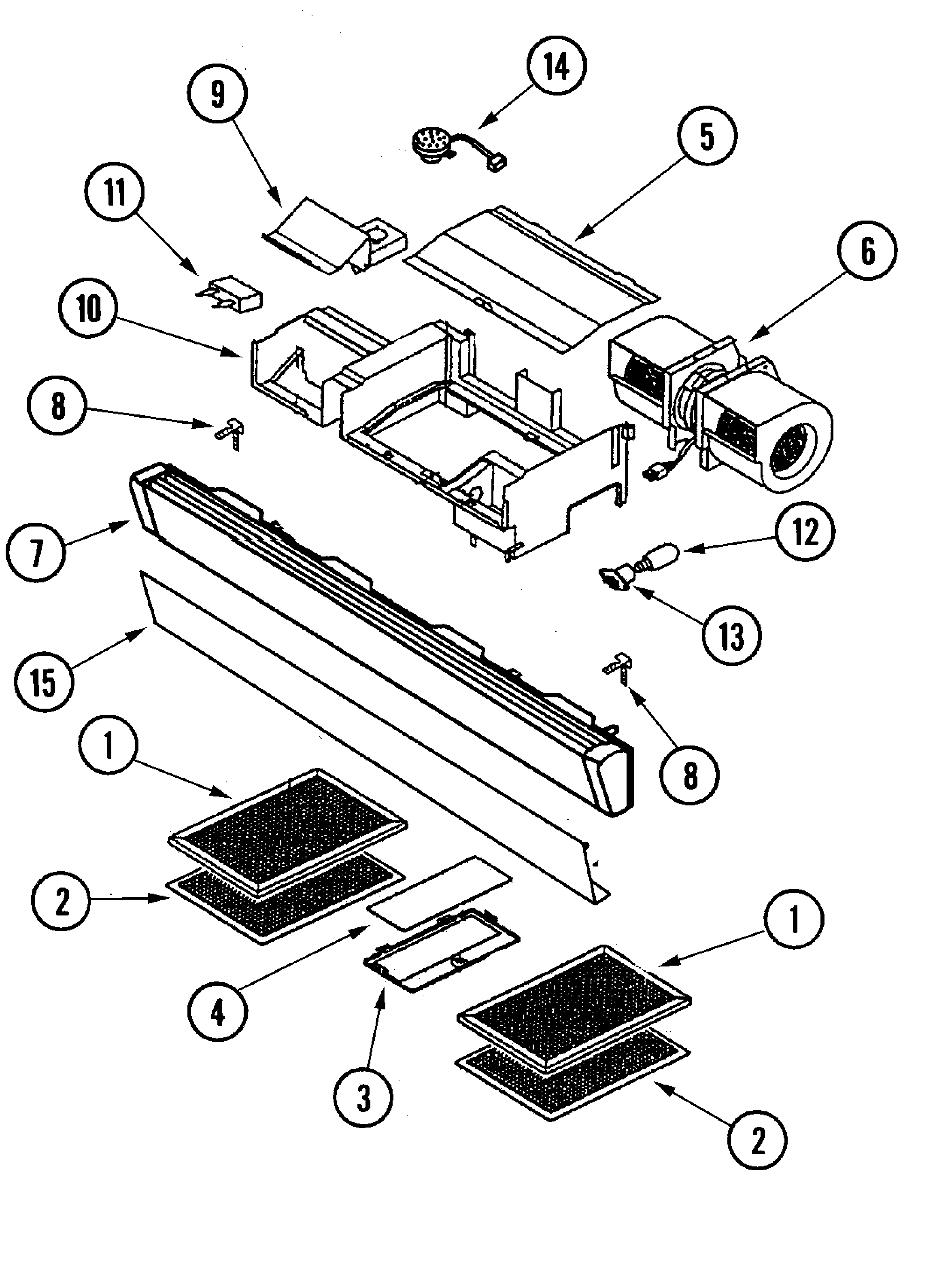 Grille parts