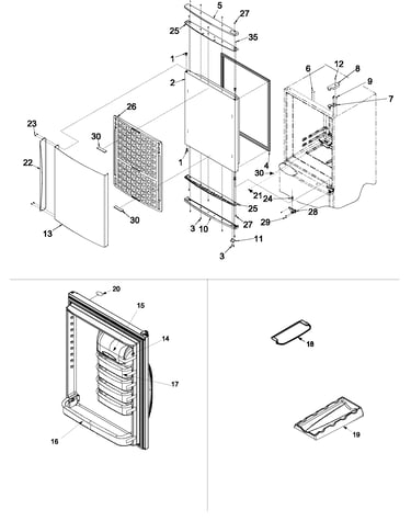 Refrigerator door