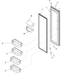 Refrigerator door
