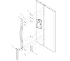 Maytag PSD243LGRQ-PPSD243LGC0 handles and trim diagram