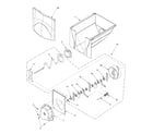 Maytag PSD243LGRQ-PPSD243LGC0 ice bucket assy diagram