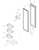 Refrigerator door