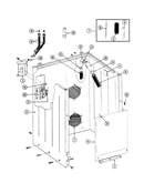 Cabinet, water valve, hoses & frnt panel