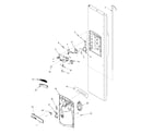 Amana ARS9269BS-PARS9269BS1 fz door and facade diagram