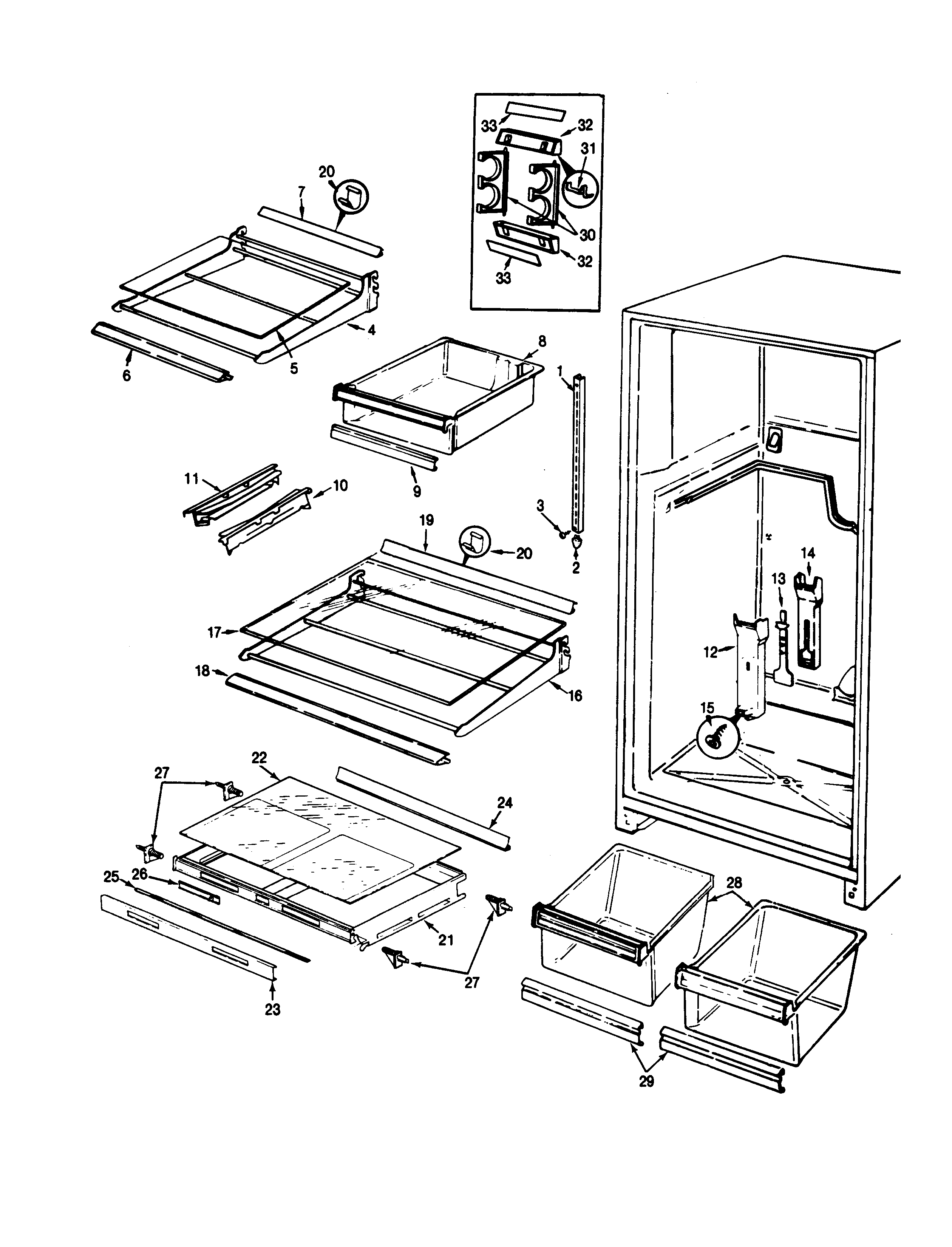 Shelves & accessories
