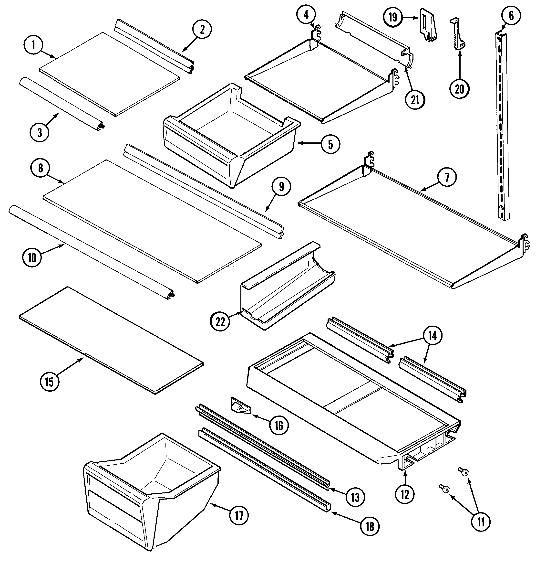 Shelves & accessories
