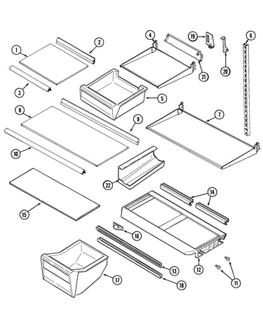 Shelves & accessories