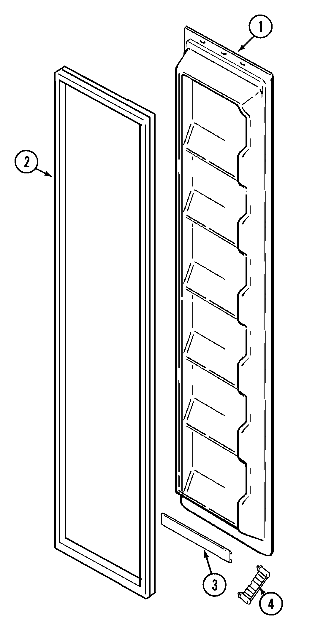 Freezer inner door