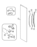 Freezer outer door