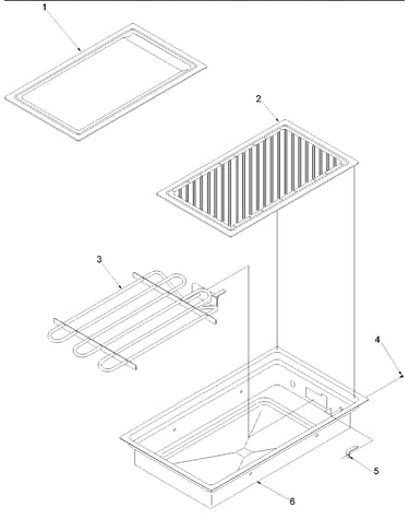Grille module acl100 and acg100 griddle