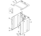 Maytag MDG16PDBGW cabinet-front diagram