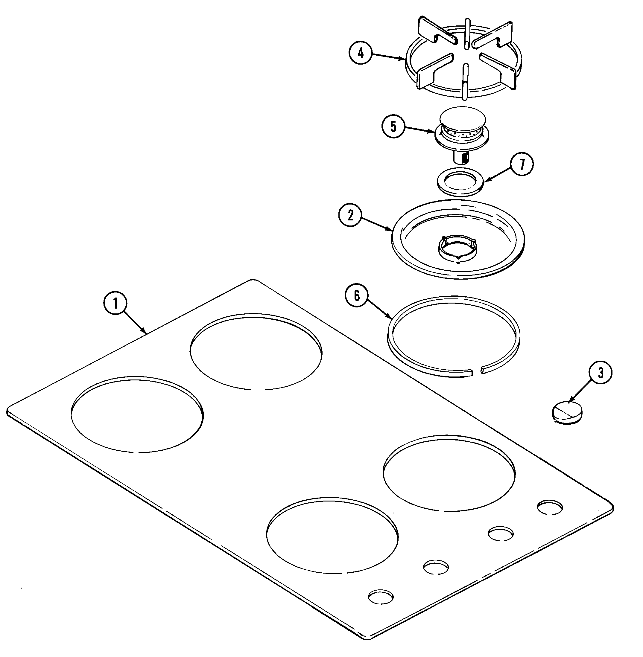 TOP ASSEMBLY (CSG7000BA*)