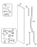 Freezer outer door