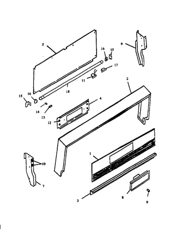 Backguard assy