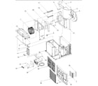 Amana AAC081SRA-PAAC081SRA0 chassis assembly diagram