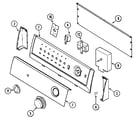 Admiral AYG1000AWW control panel diagram