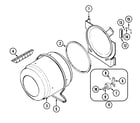 Admiral AYG1000AWW tumbler diagram