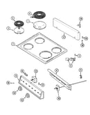 Top assembly/control panel