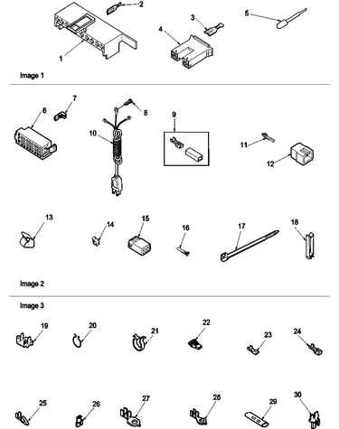Connection blocks and extractor tool