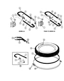 Tub-water inlet & tub cover