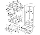 Maytag GT23X8A-DF92A shelves & accessories diagram