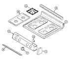 Maytag CBR3765AGC top assembly diagram
