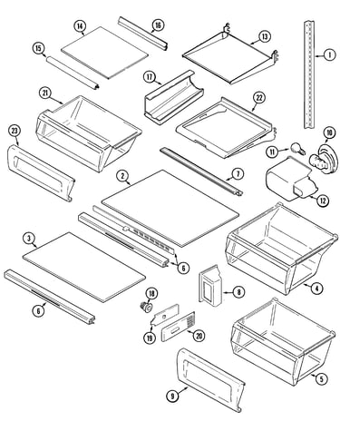 Shelves & accessories