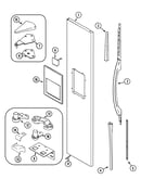 Freezer outer door