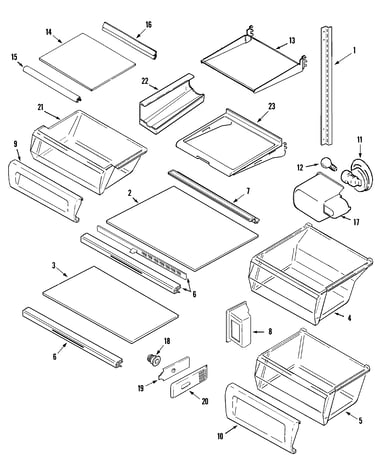 Shelves & accessories