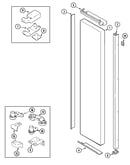 Freezer outer door