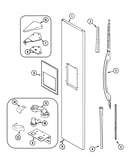 Freezer outer door