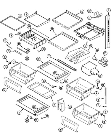 Shelves & accessories