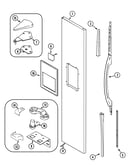 Freezer outer door