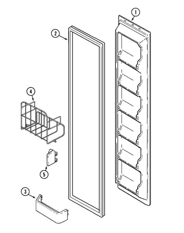 Freezer inner door