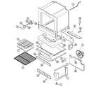 Maytag MGR5870BDW oven/base diagram