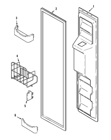 Freezer inner door