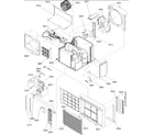 Amana B18M33PAEH-P1215004R chassis assembly diagram