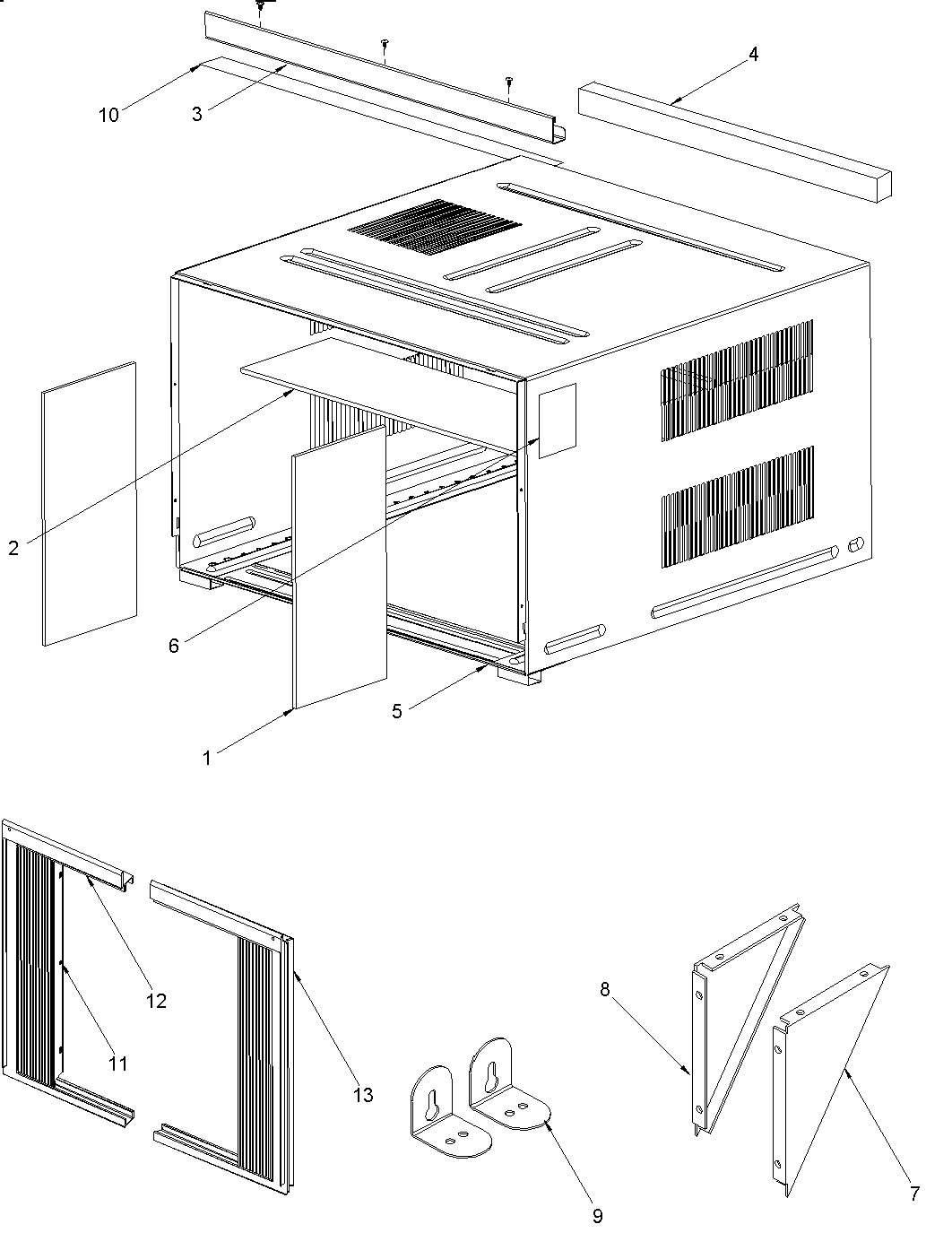 OUTER CASE ASSEMBLY