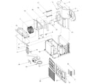 Amana AAC081STA-PAAC081STA0 chassis assembly diagram