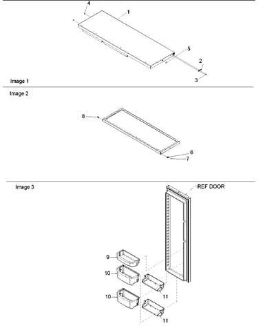 Refrigerator door