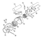 Amana DLG231RAW motor & drive diagram