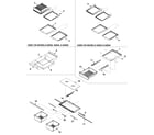 Kenmore 59662832200 refrigerator shelving diagram