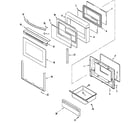 Maytag MERD750BAF door/drawer diagram