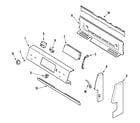 Maytag MERD750BAS control panel diagram