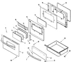 Maytag MERD750BAS door/drawer (stl) diagram