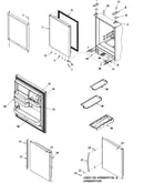 Refrigerator door